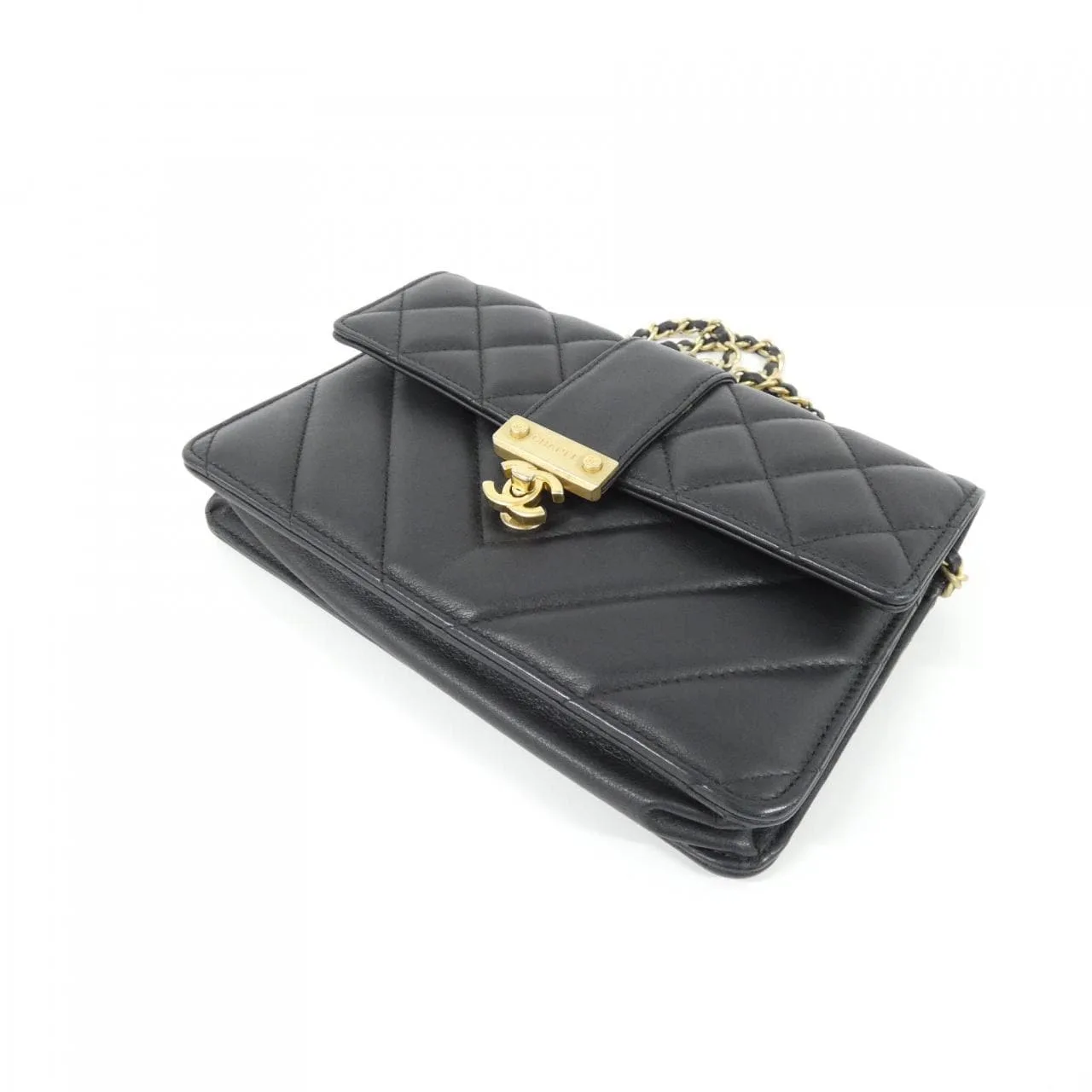 CHANEL 銀包 羊皮 3