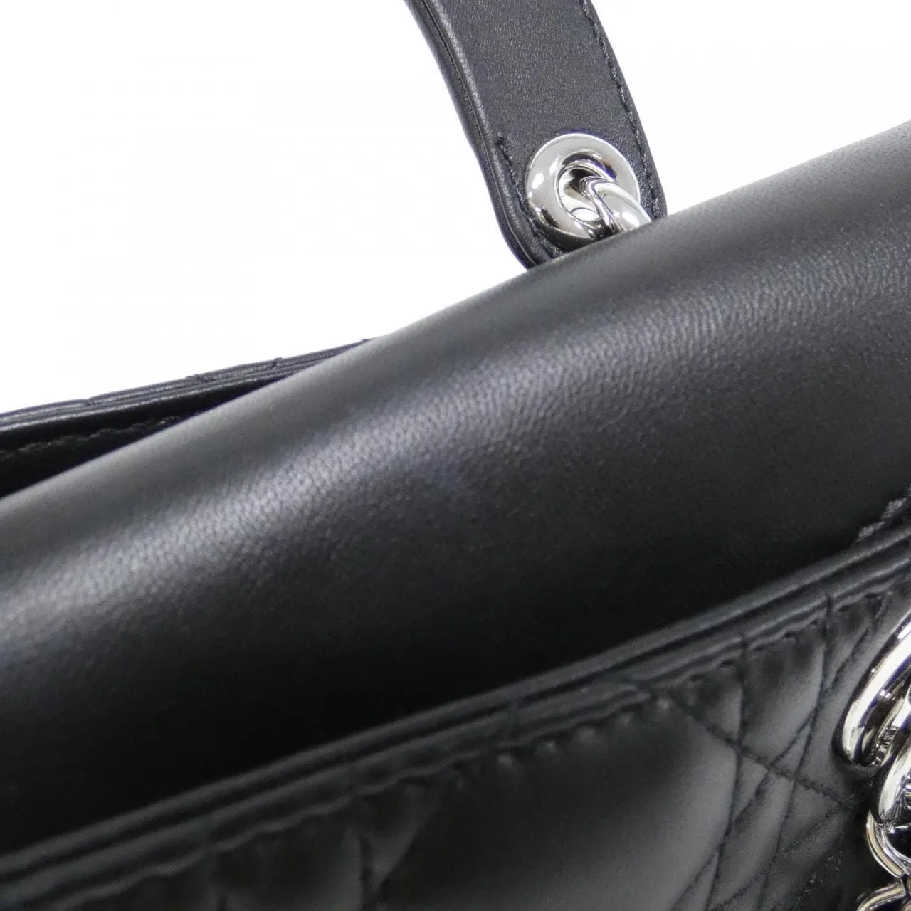 DIOR Lady Dior M0505PNGE Handbag Lambskin Black Lambskin - Thumbnail 4