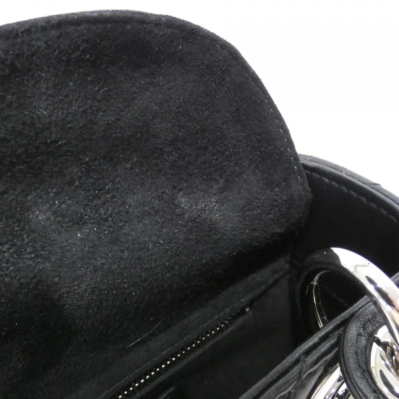 DIOR Lady Dior M0505PNGE Handbag Lambskin Black Lambskin - Thumbnail 9