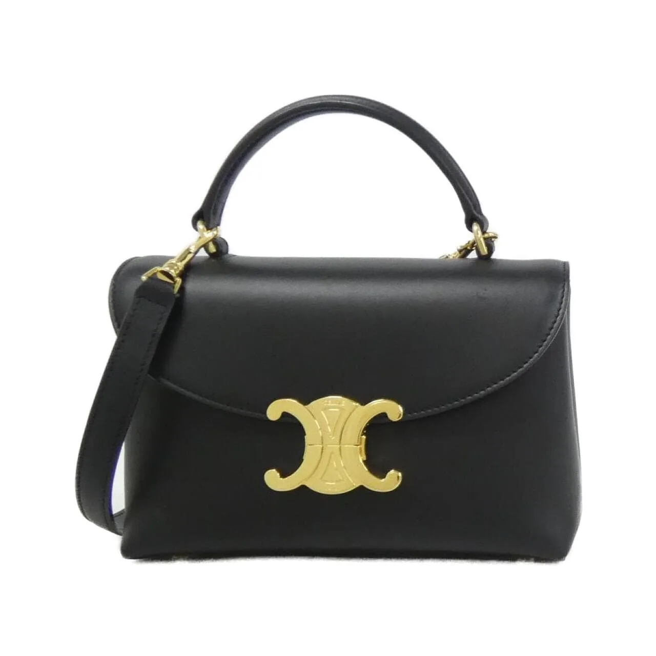 CELINE Cabas 118113FXK Handbag Black