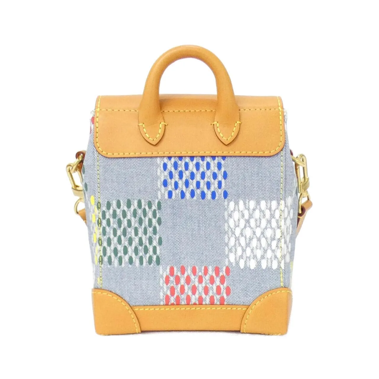 LOUIS VUITTON Steamer N00190 肩背包 牛仔布 2