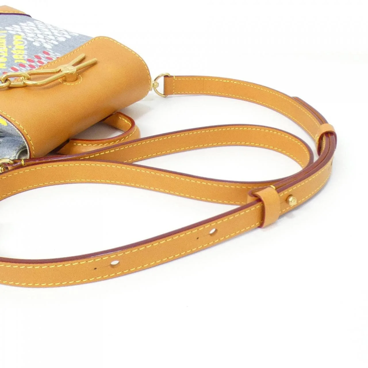 LOUIS VUITTON Steamer N00190 肩背包 牛仔布 4
