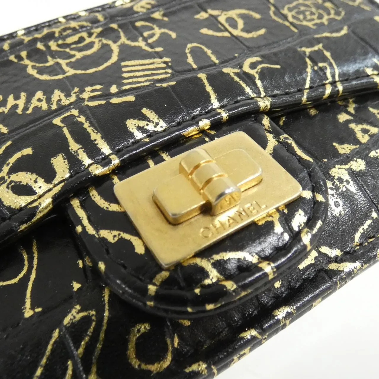 CHANEL Timeless Classic AP0624 Card Case Crocodile 3