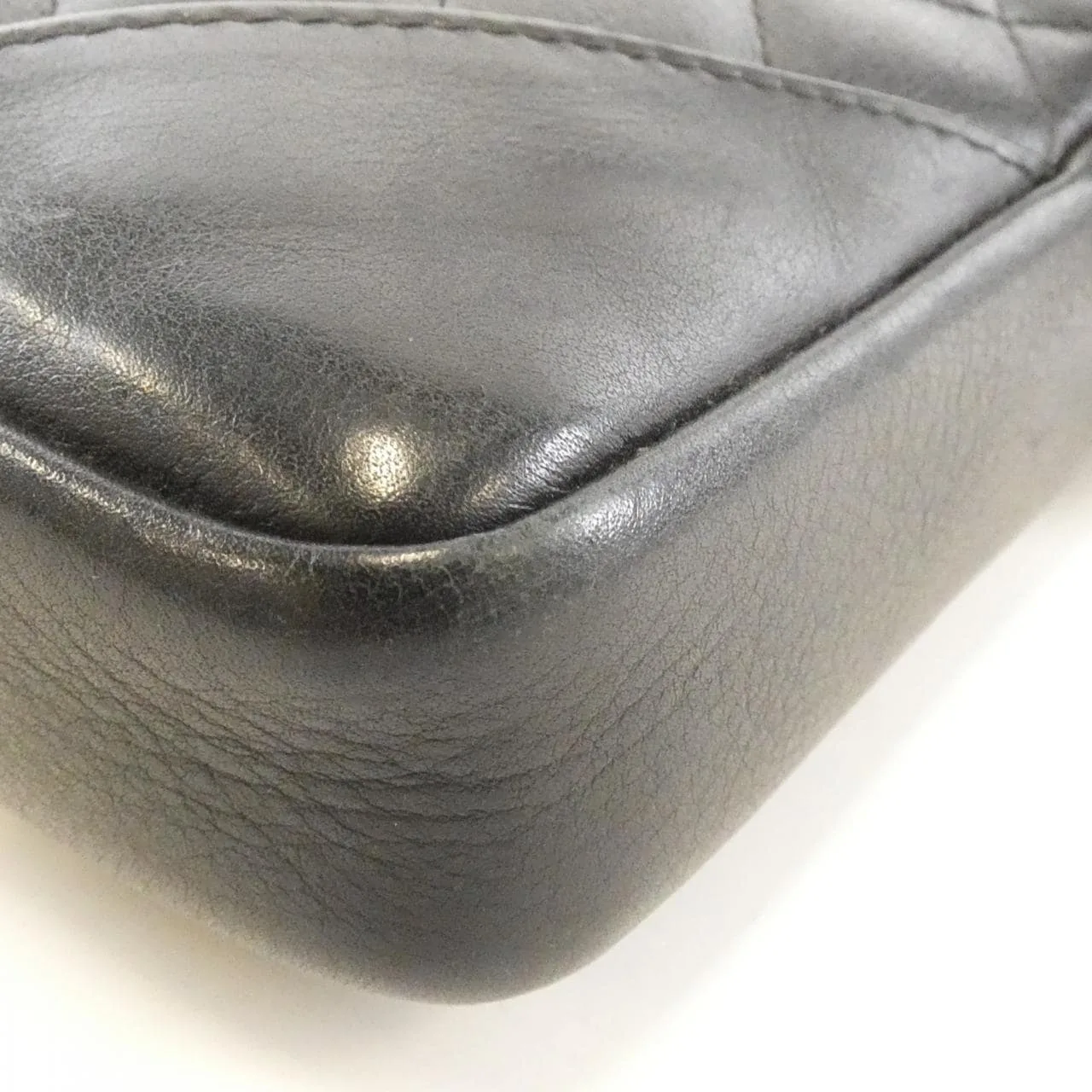 CHANEL Cambon 25177 Shoulder 黑色 中古品B - 縮圖 4