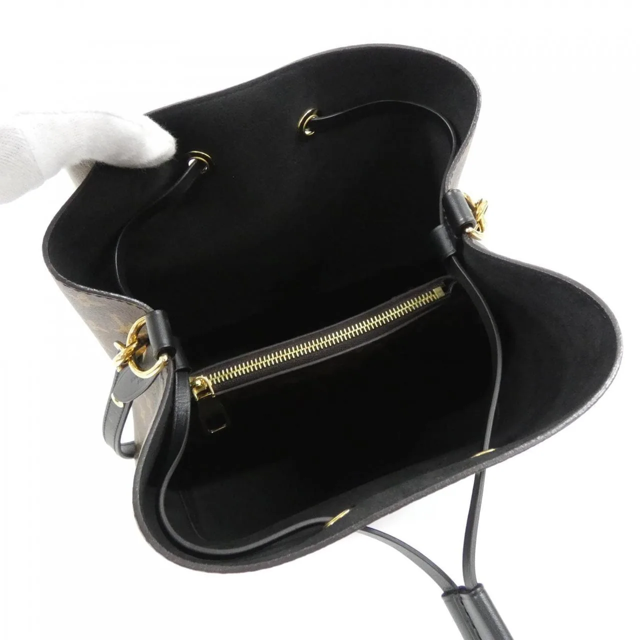 LOUIS VUITTON M44020 Shoulder Monogram 黑色 Monogram 中古品A - 縮圖 5