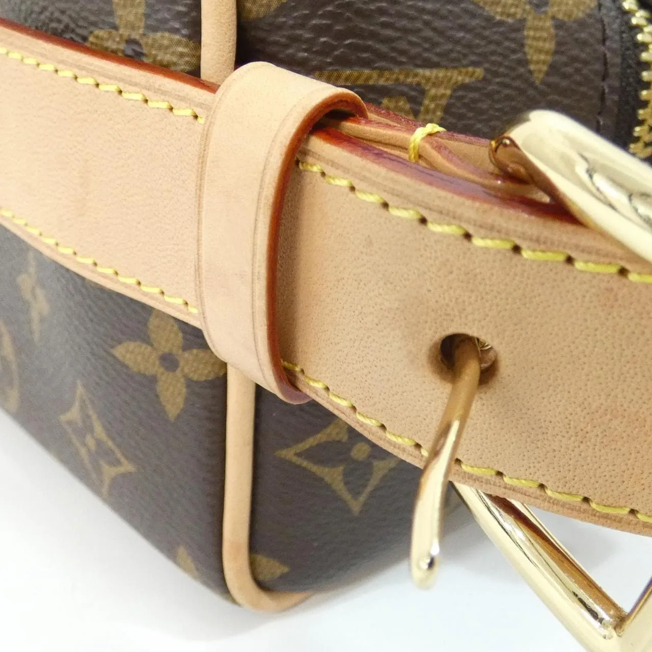LOUIS VUITTON M83112 Pouch Monogram 黑色 Monogram 中古品A - 縮圖 5