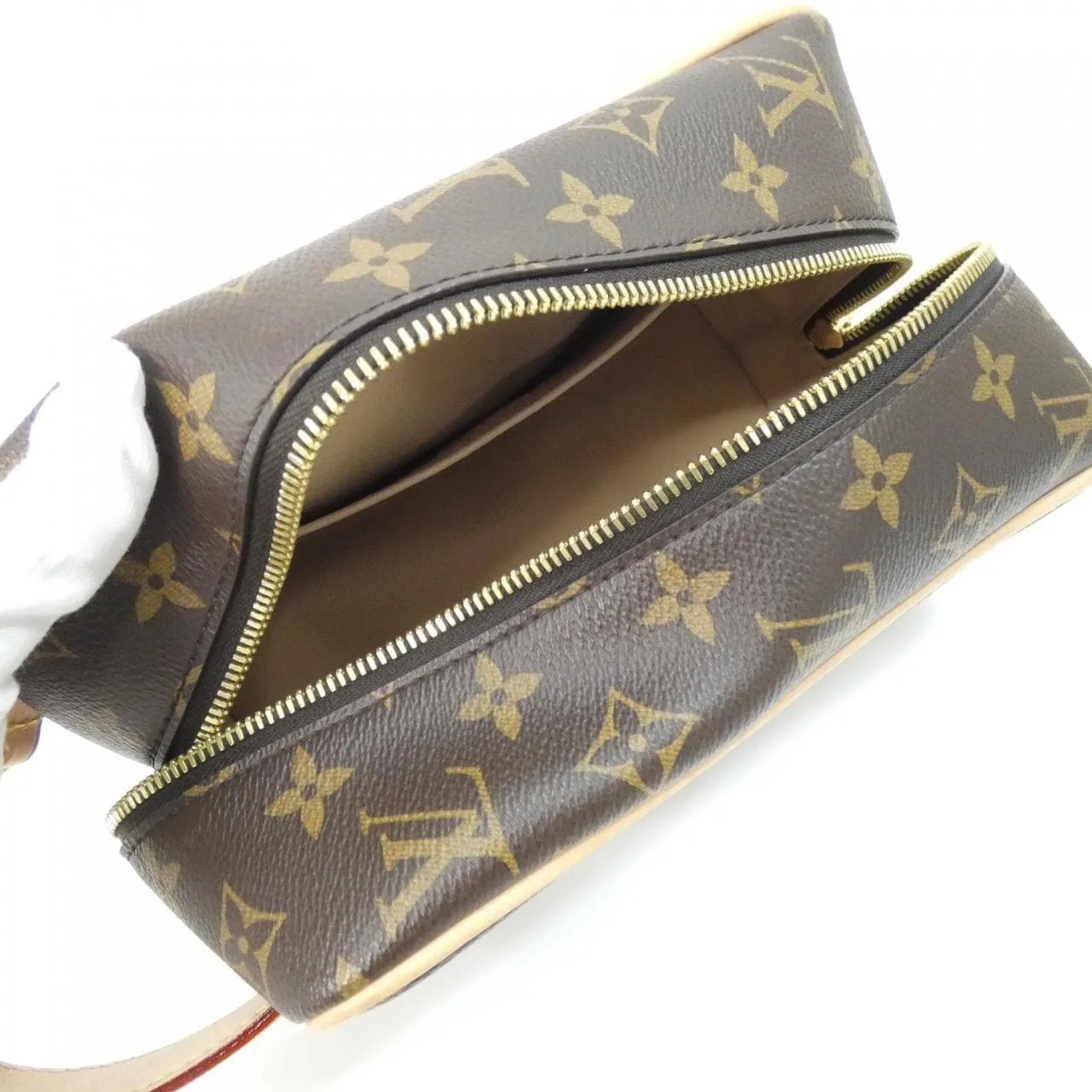 LOUIS VUITTON M83112 Pouch Monogram 黑色 Monogram 中古品A - 縮圖 7