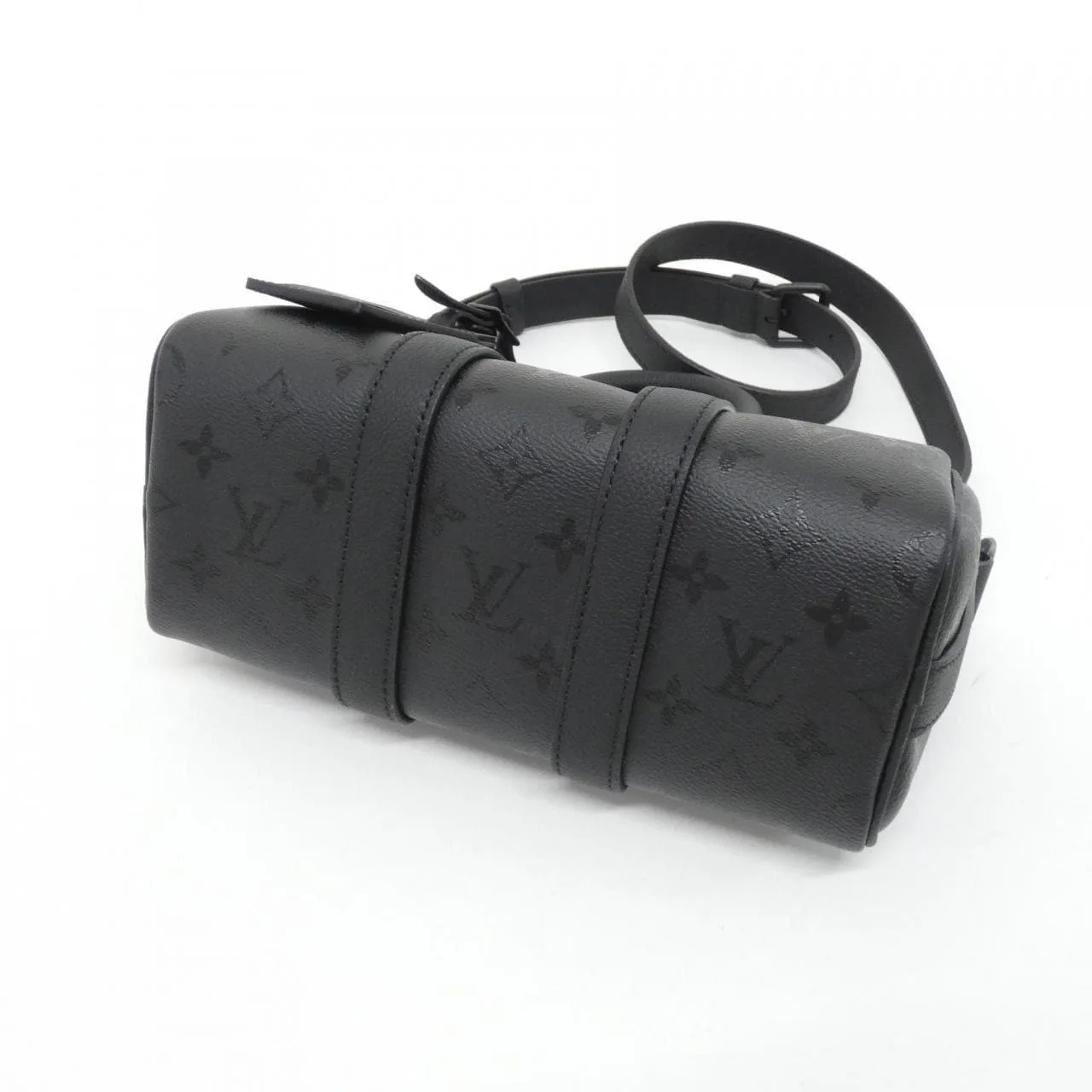 LOUIS VUITTON Keepall M28369 波士頓包 Monogram 黑色 Monogram 中古品A - 縮圖 2