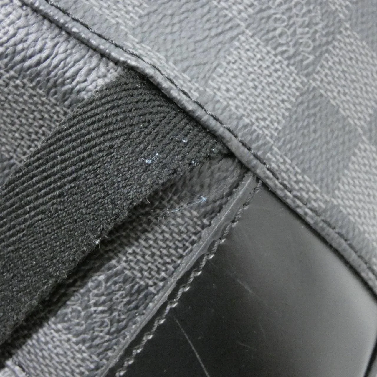 LOUIS VUITTON Christopher N41379 背包 Damier 黑色 Damier 中古品A - 縮圖 6