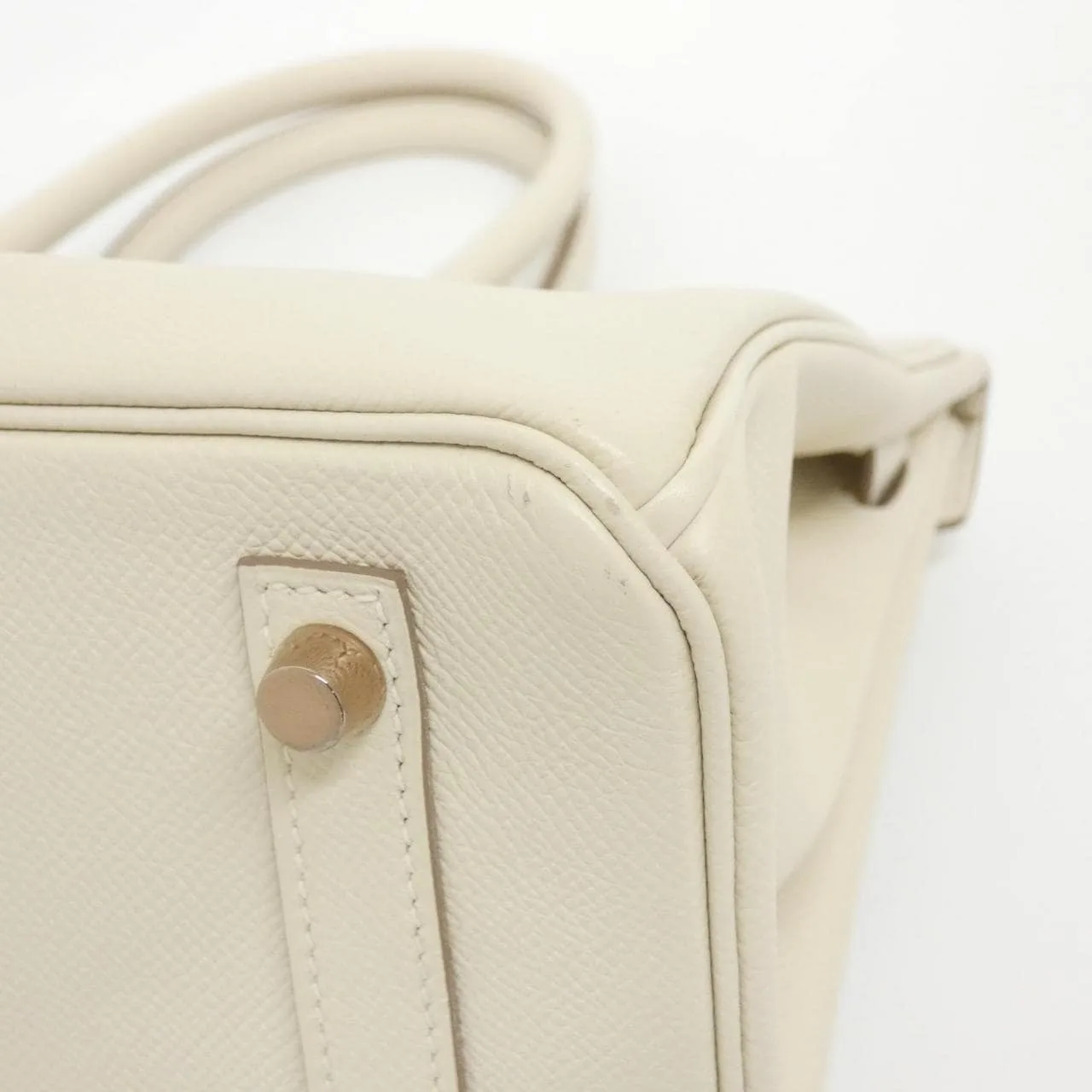 HERMES Birkin Handbag Epsom Black Epsom Leather Rank A - Thumbnail 3