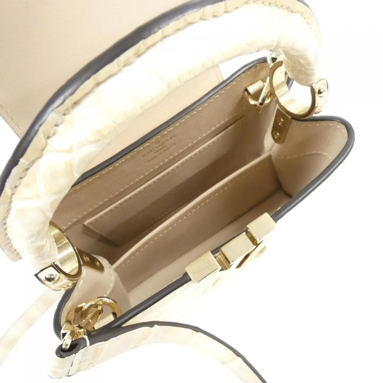 LOUIS VUITTON Capucines 手提包 皮革 5