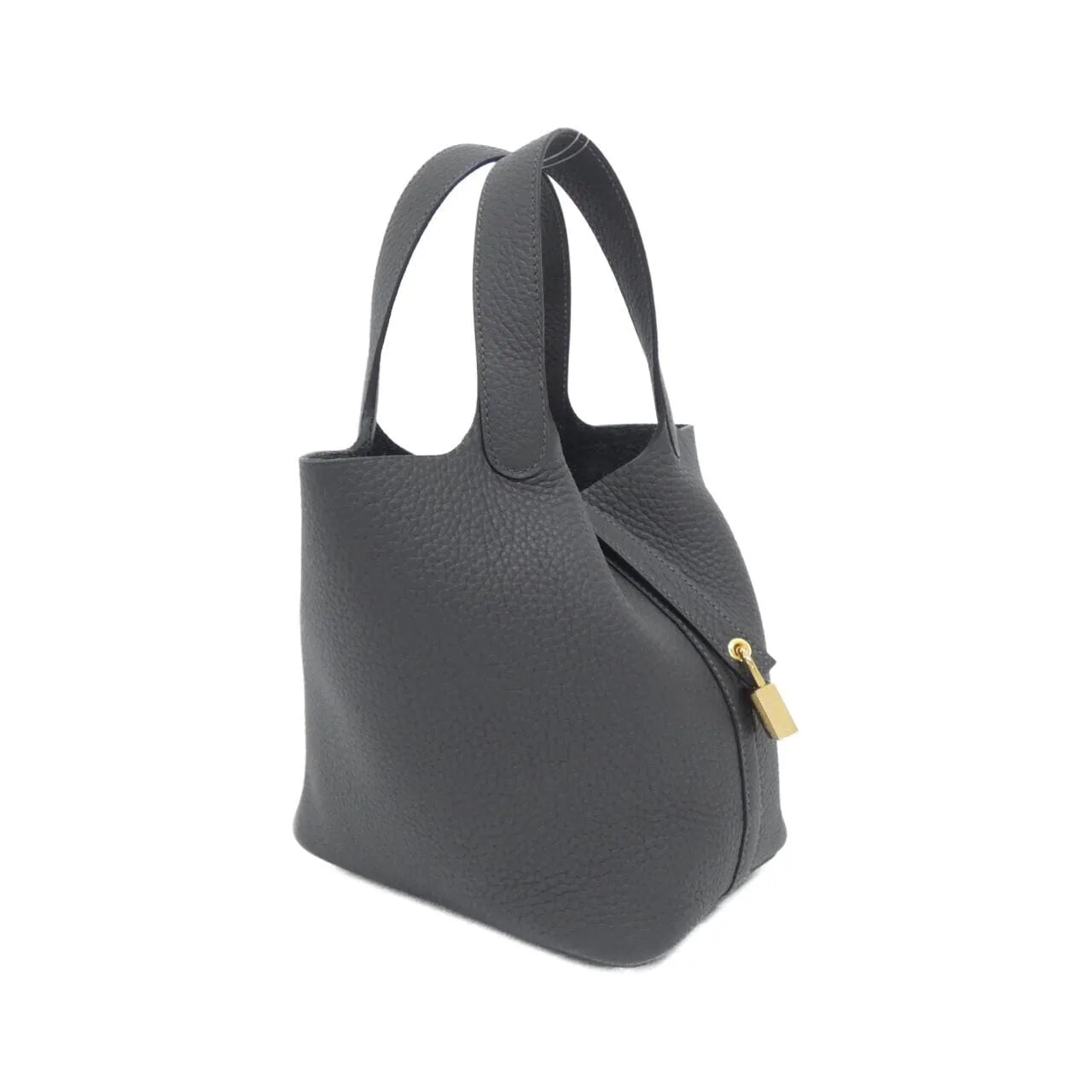 HERMES Picotin 056289CC Handbag Clemence
