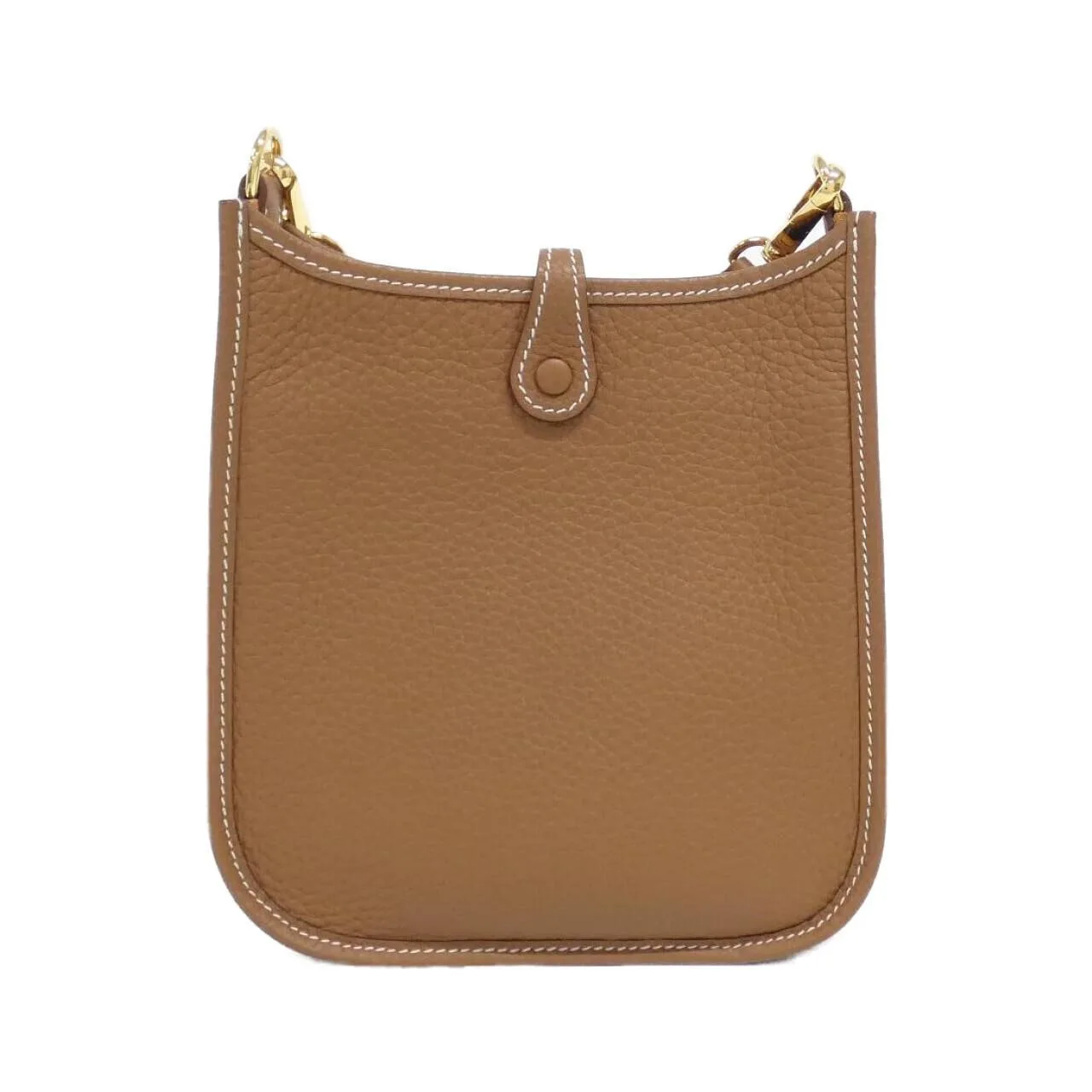 HERMES Evelyne 069426CC Shoulder Clemence Gold Clemence Leather Rank A - Thumbnail 2