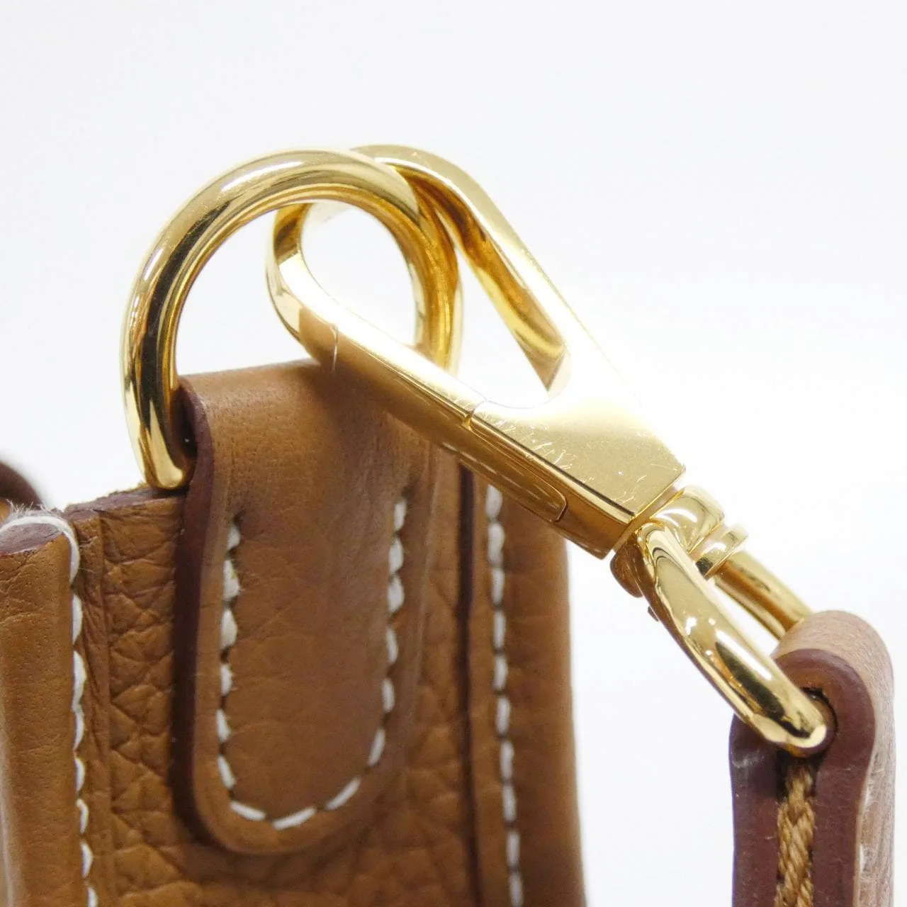 HERMES Evelyne 069426CC Shoulder Clemence Gold Clemence Leather Rank A - Thumbnail 4