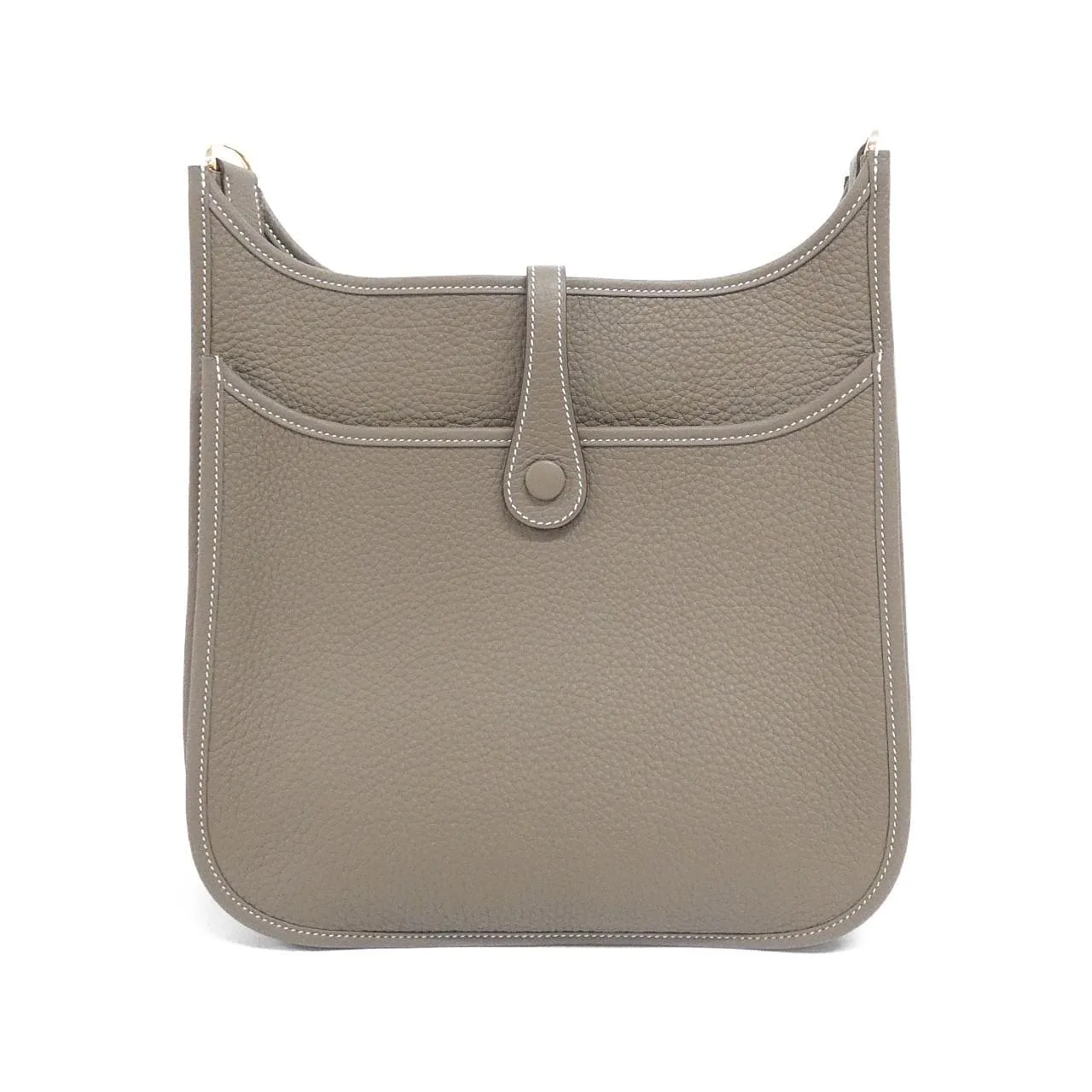 HERMES Evelyne 056277CC Shoulder Clemence Etoupe Clemence Leather Unused - Thumbnail 2