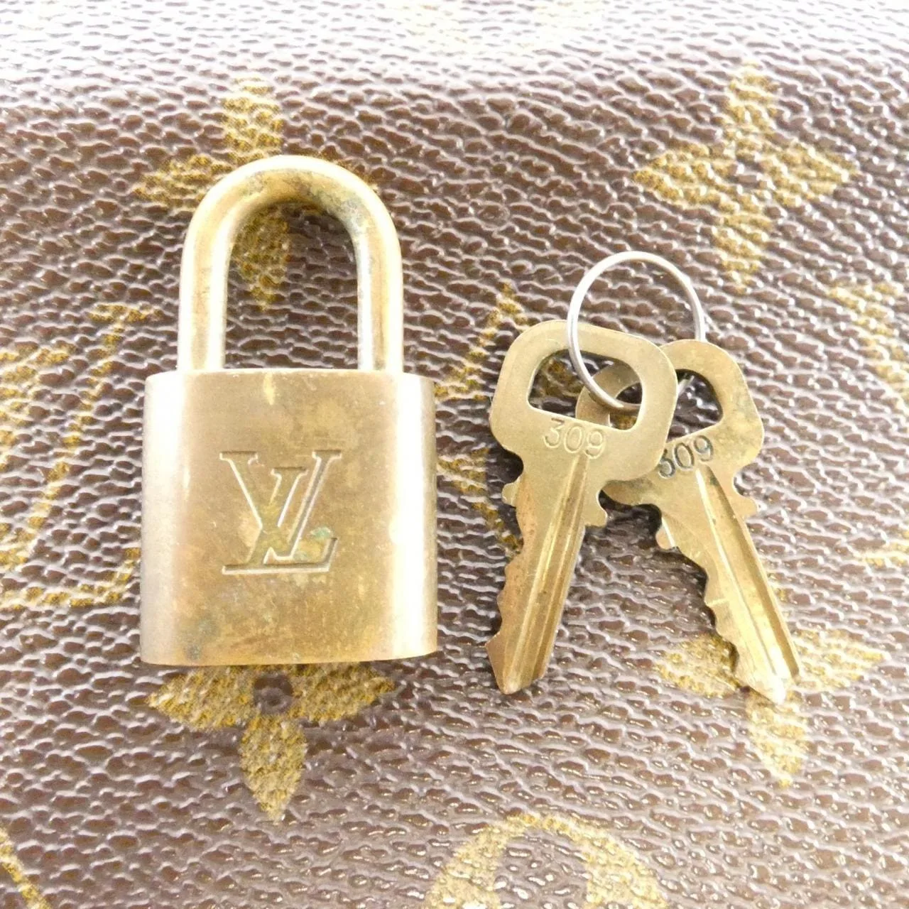 LOUIS VUITTON Speedy M41524 Boston Monogram 黑色 Monogram 中古品B - 縮圖 3