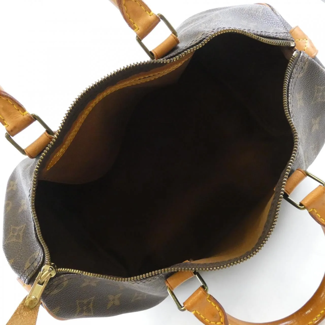 LOUIS VUITTON Speedy M41524 Boston Monogram 黑色 Monogram 中古品B - 縮圖 9