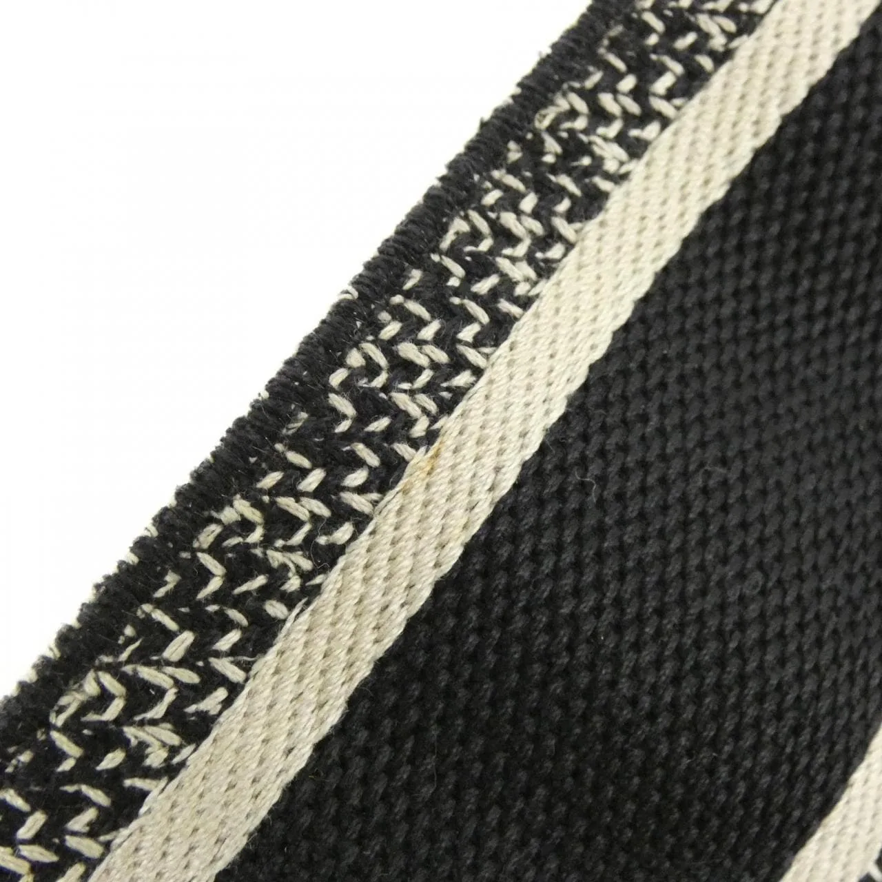 DIOR S8552CBTE Wallet Canvas 黑色 帆布 中古品A - 縮圖 3