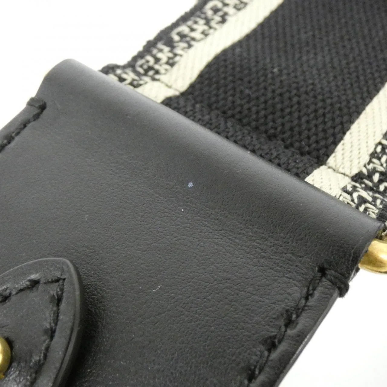 DIOR S8552CBTE Wallet Canvas 黑色 帆布 中古品A - 縮圖 4