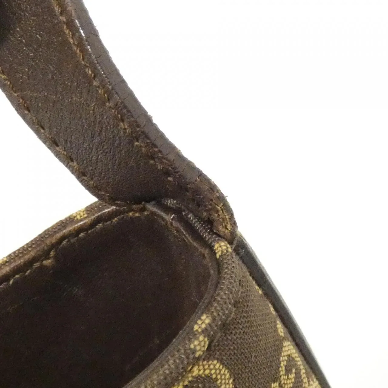 GUCCI 001 4286 Shoulder Canvas Brown Canvas - Thumbnail 4