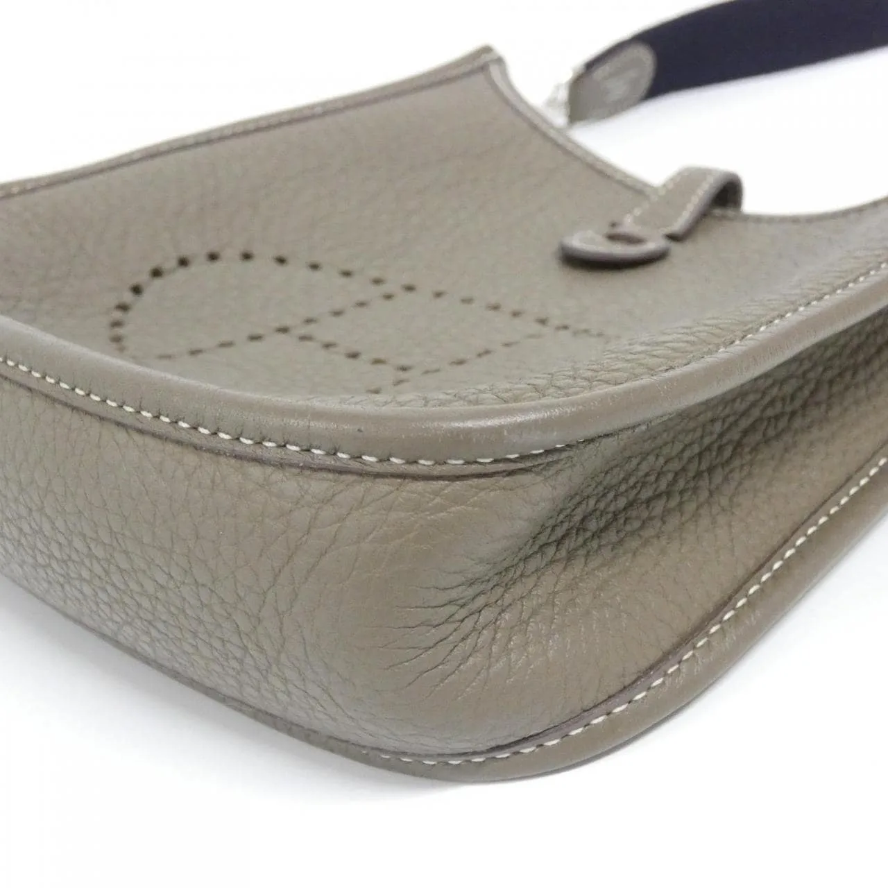 HERMES Evelyne 085945CK Shoulder Clemence Etoupe Clemence Leather Rank A - Thumbnail 3