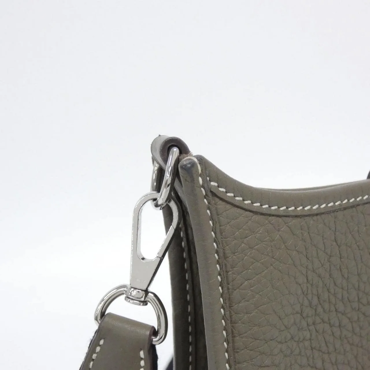 HERMES Evelyne 085945CK Shoulder Clemence Etoupe Clemence Leather Rank A - Thumbnail 4