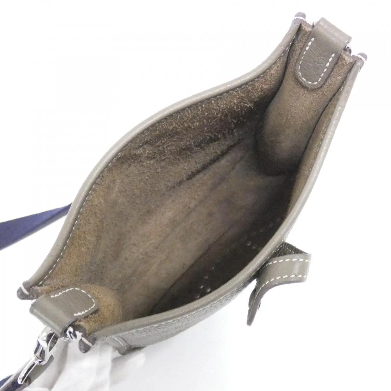 HERMES Evelyne 085945CK Shoulder Clemence Etoupe Clemence Leather Rank A - Thumbnail 7