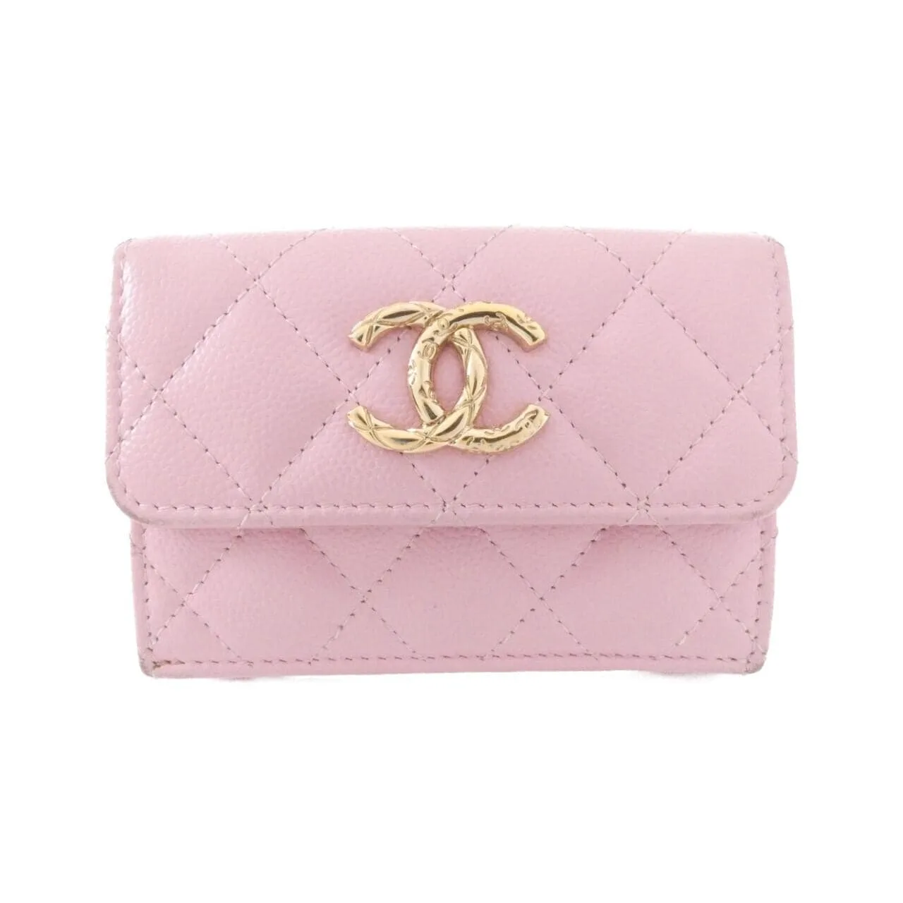 CHANEL Chanel 19 AP3973 Wallet Grained Calfskin