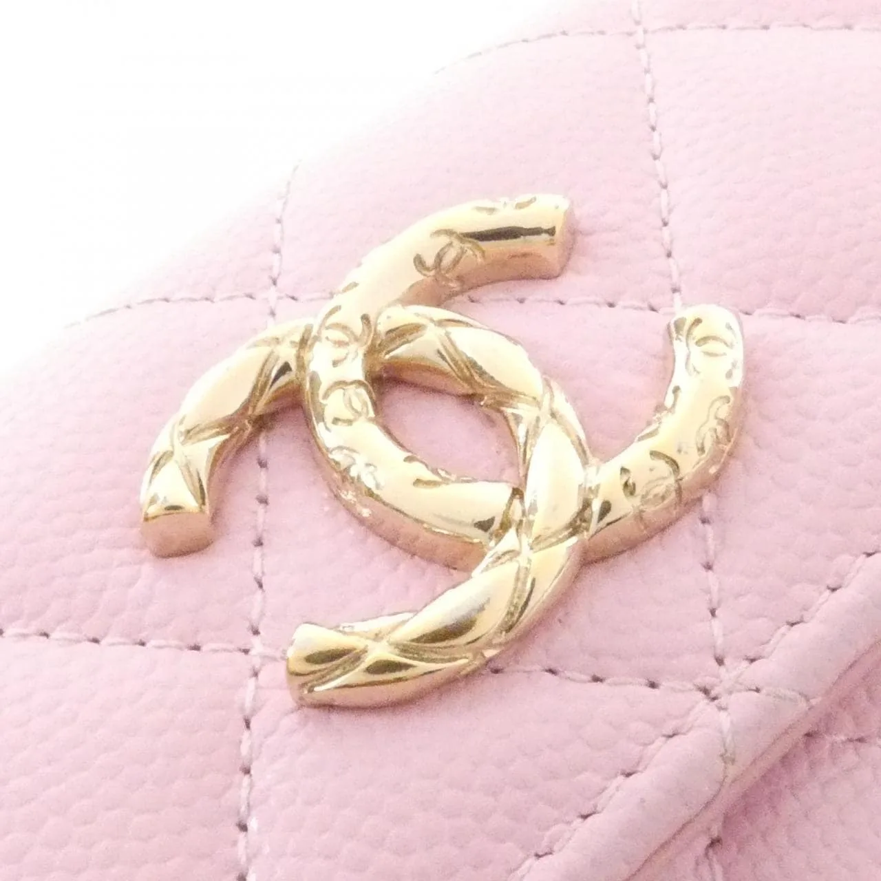 CHANEL Chanel 19 AP3973 銀包 荔枝紋牛皮 4