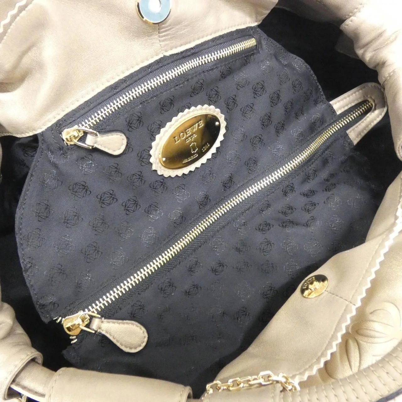 LOEWE 315 82 B52 Handbag Gold - Thumbnail 7