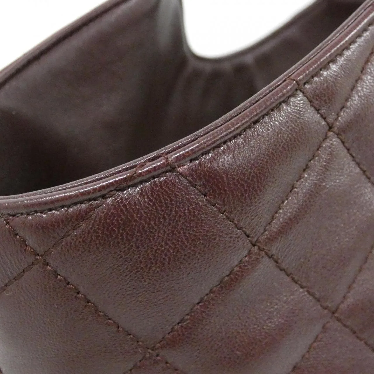 SAINT LAURENT 858191 AAANG Handbag Lambskin 黑色 羊皮 中古品A - 縮圖 5