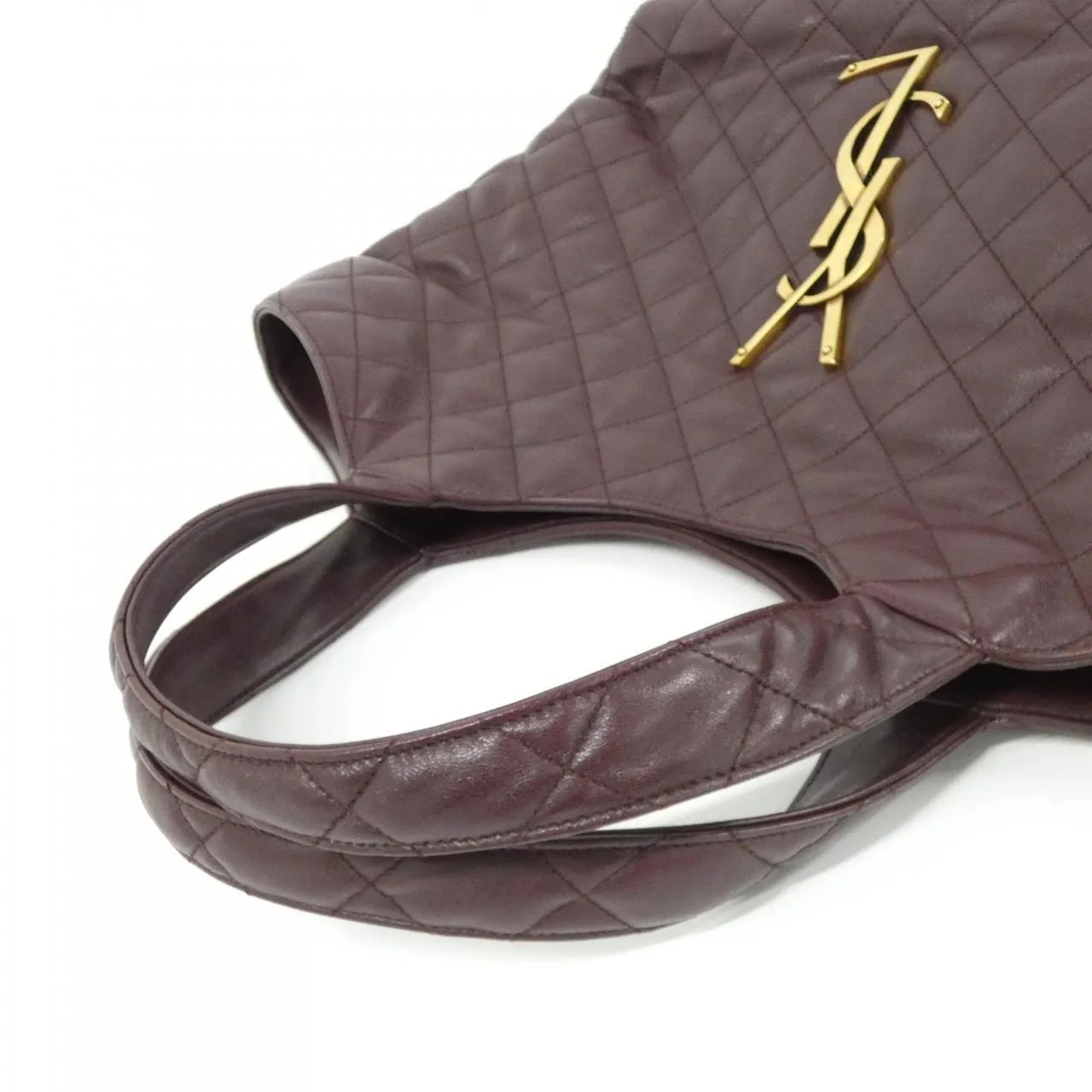 SAINT LAURENT 858191 AAANG Handbag Lambskin 黑色 羊皮 中古品A - 縮圖 8