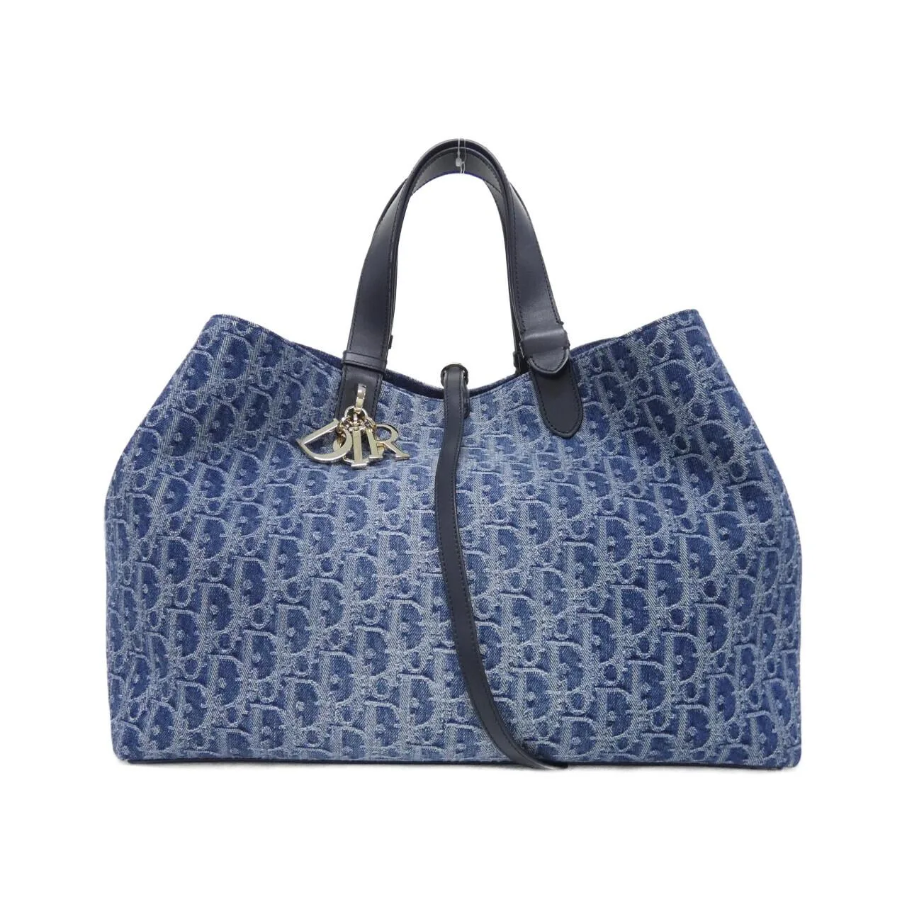 DIOR Toujours M2820ODCE Handbag Denim Black