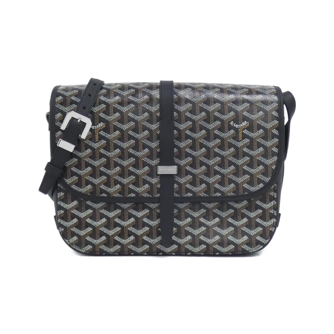 GOYARD Shoulder Canvas Black