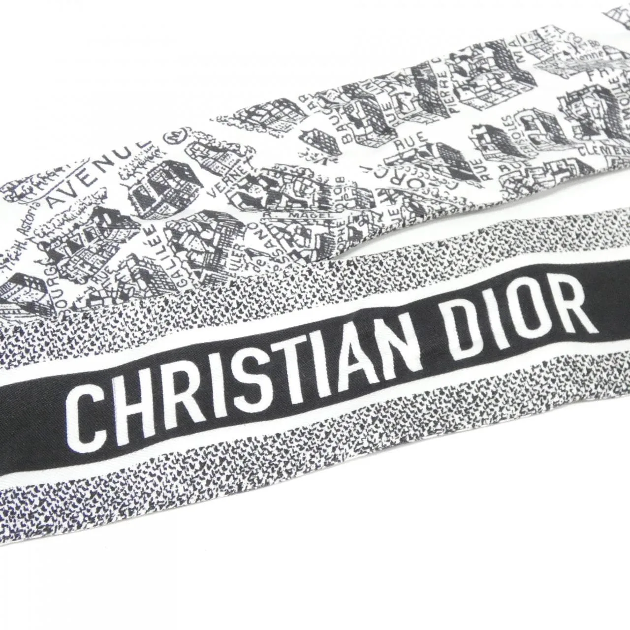 DIOR 32PAR106I600 Scarf Black Rank A - Thumbnail 3