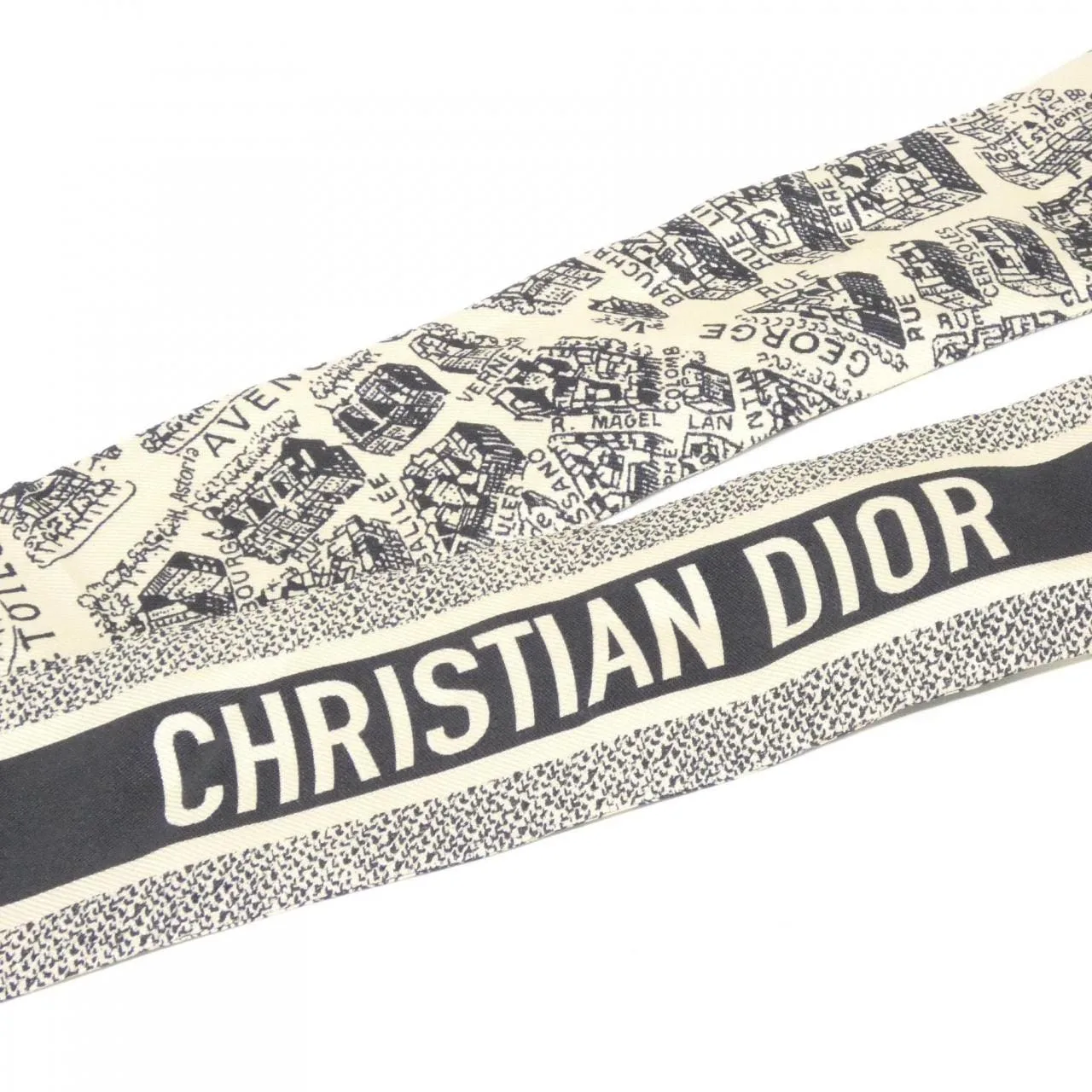 DIOR 32PAR106I600 Scarf Black Rank A - Thumbnail 4