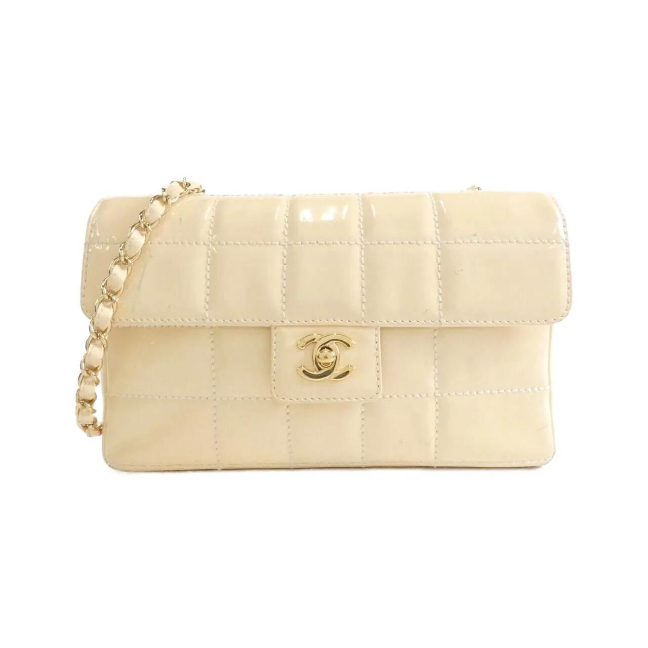 CHANEL 17856 Shoulder Patent Leather
