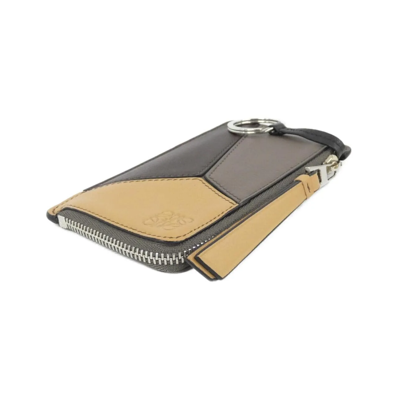 LOEWE Puzzle C510R50X01 Coin Case Black Rank A - Thumbnail 3