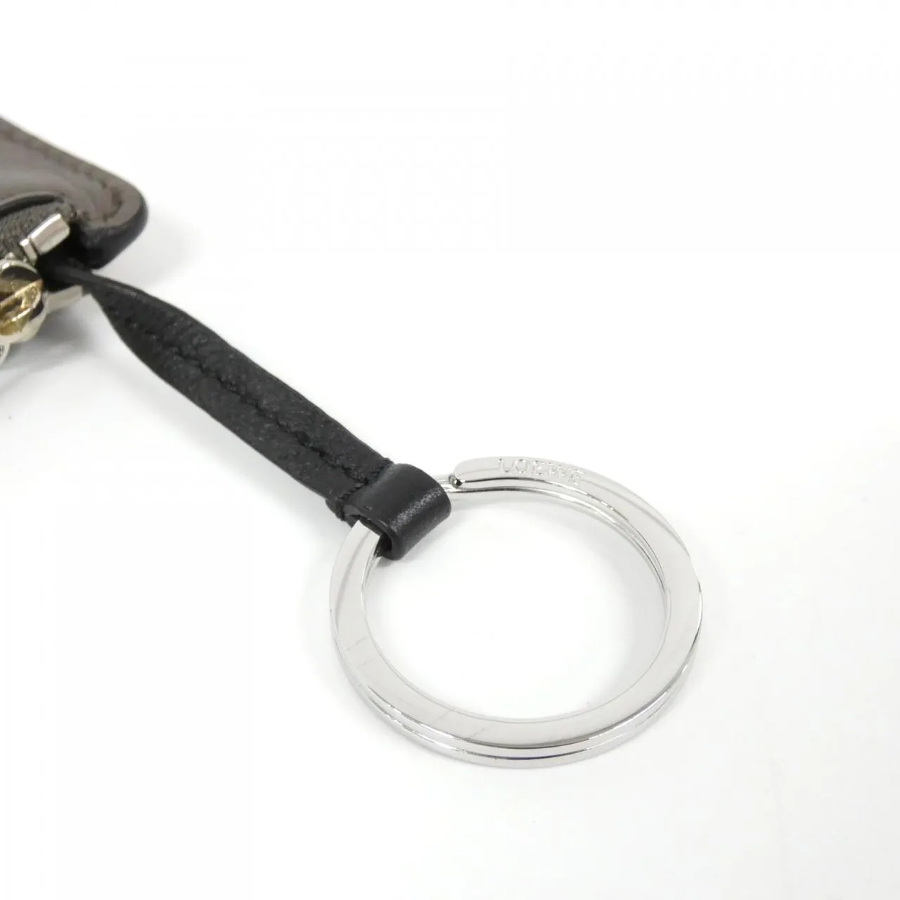 LOEWE Puzzle C510R50X01 Coin Case Black Rank A - Thumbnail 7