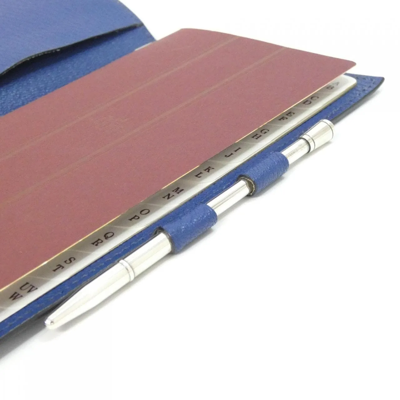 HERMES 034075CA Wallet Blue Rank A - Thumbnail 4