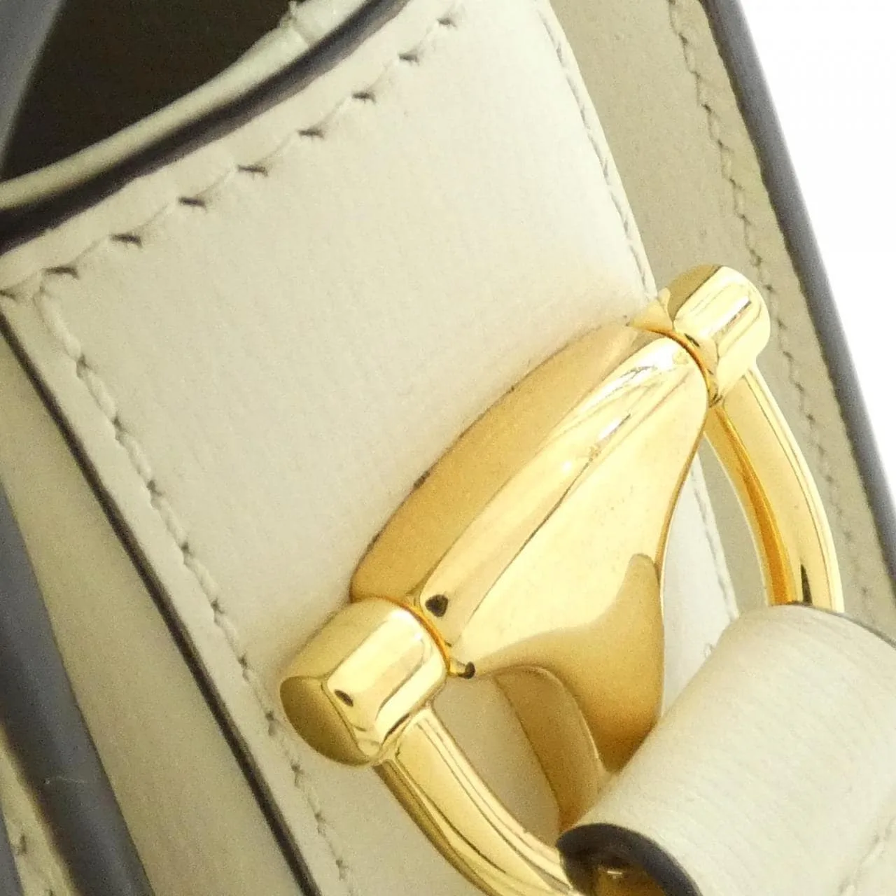 GUCCI Horsebit 1955 602204 1DB0G 肩背包 皮革 黑色 皮革 中古品A - 縮圖 7