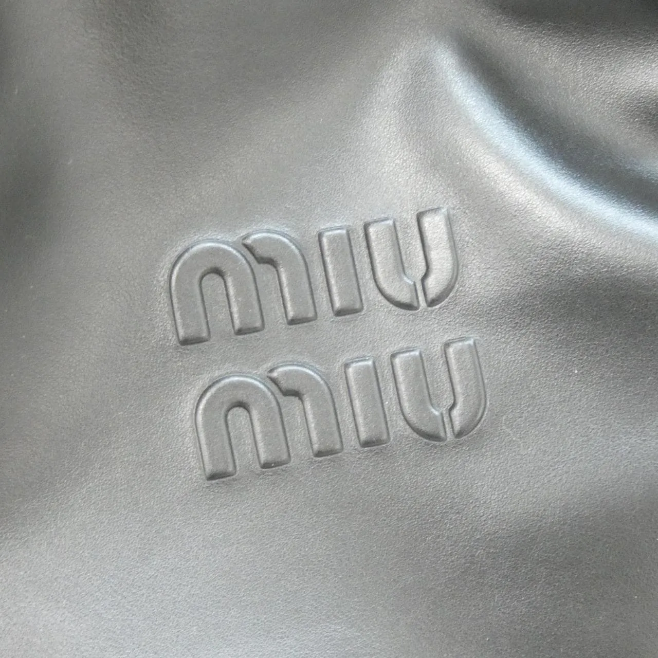 MIU MIU 5BC119 手提包 黑色 中古品A - 縮圖 6