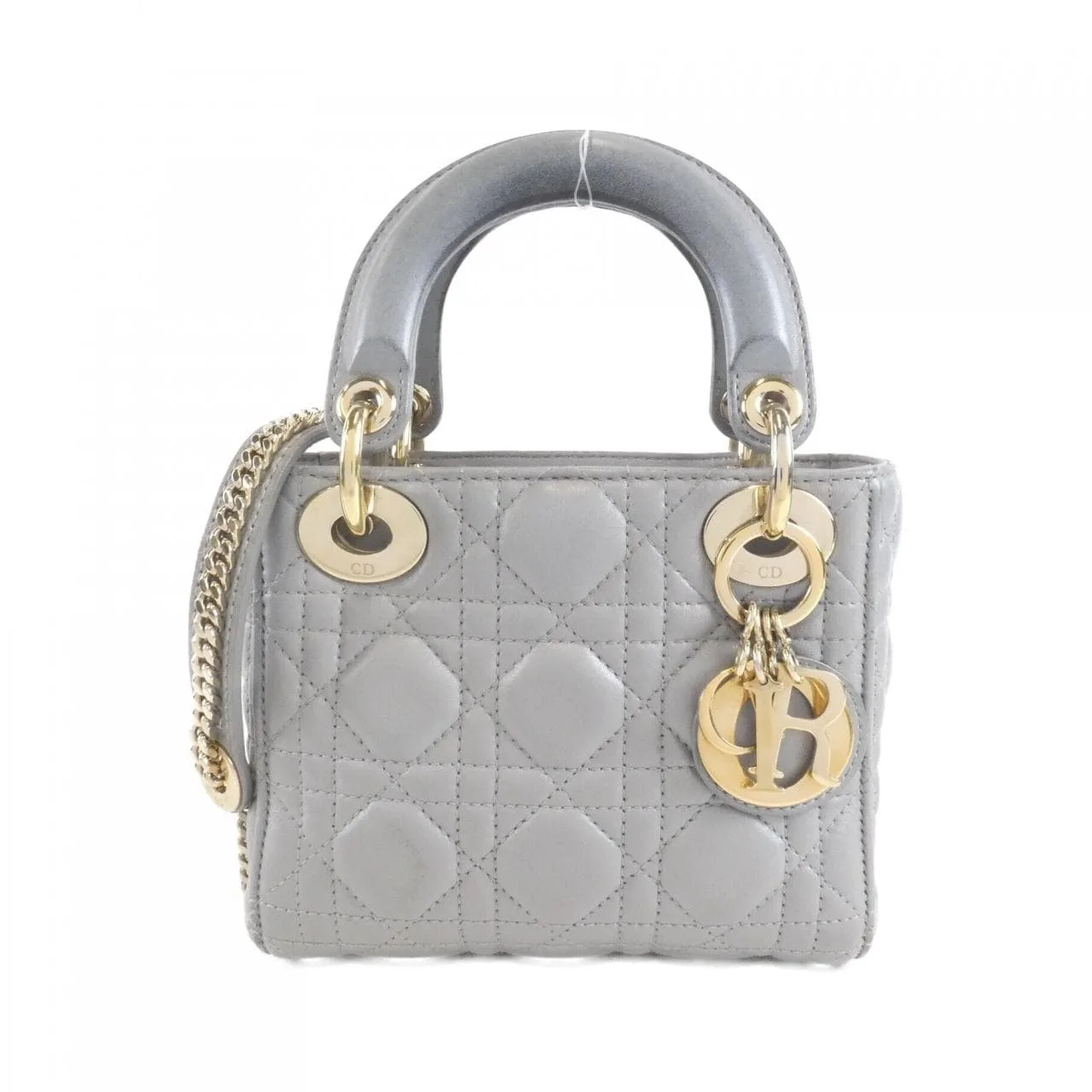 DIOR Lady Dior M0505OADU Handbag Lambskin Black