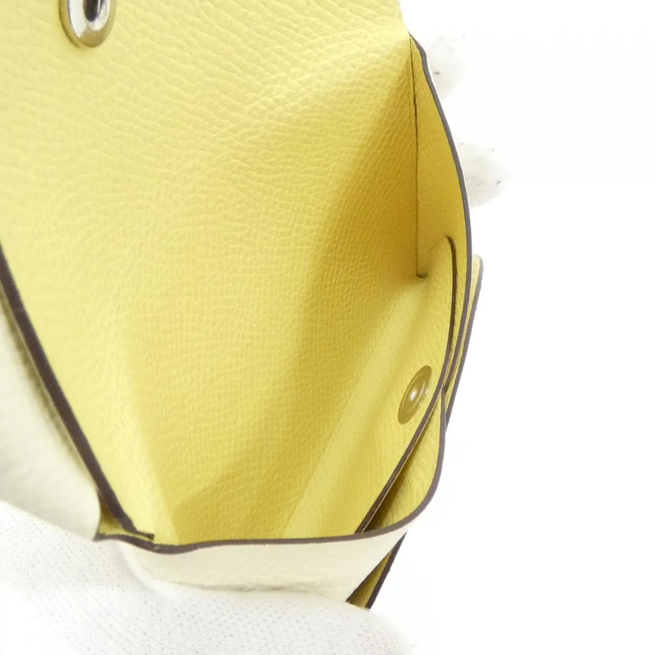 HERMES 083036CK Coin Case Epsom Black Epsom Leather Rank A - Thumbnail 5