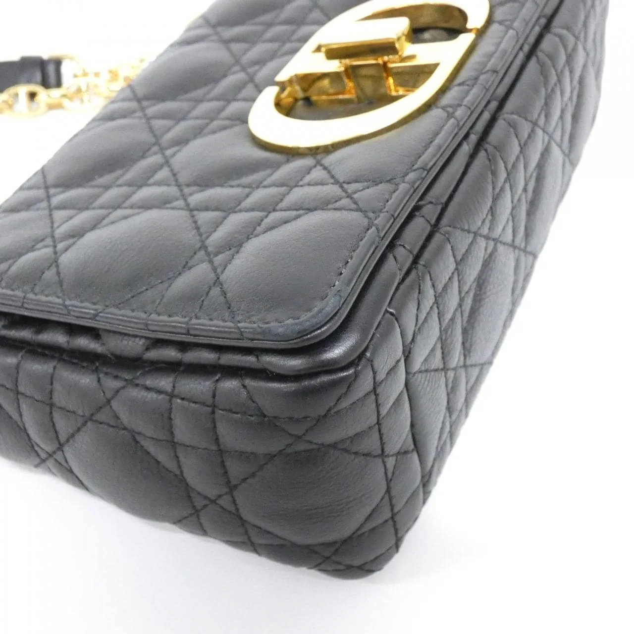 DIOR Caro M9241UWHC Shoulder Black Rank A - Thumbnail 4