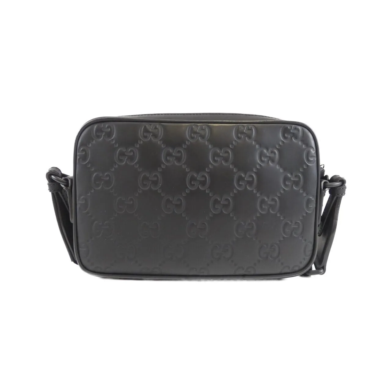 GUCCI 771293 AAC4D 肩背包 皮革 黑色 皮革 中古品B - 縮圖 2