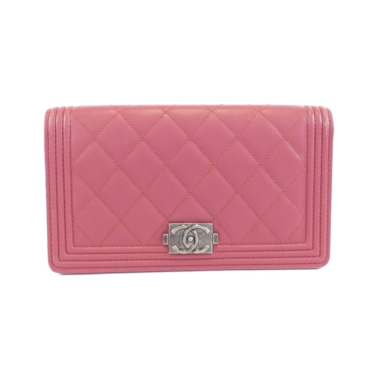 CHANEL Boy Chanel 68722 銀包 羊皮