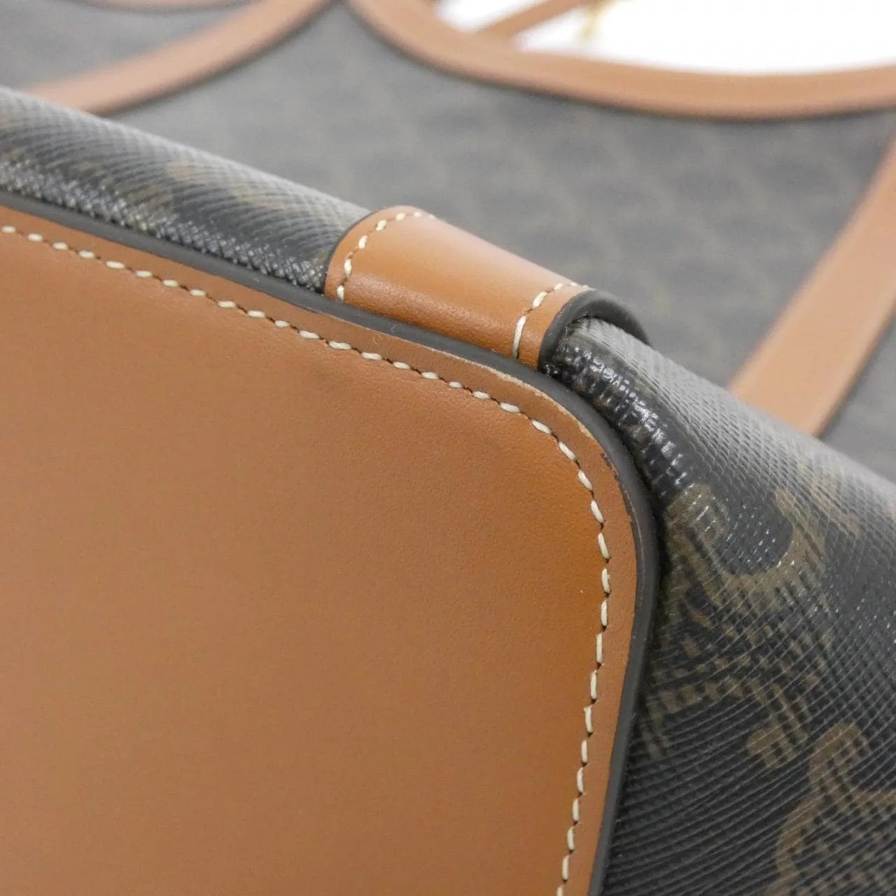 CELINE Cabas 121572GQC Handbag Canvas Black Canvas Rank A - Thumbnail 3