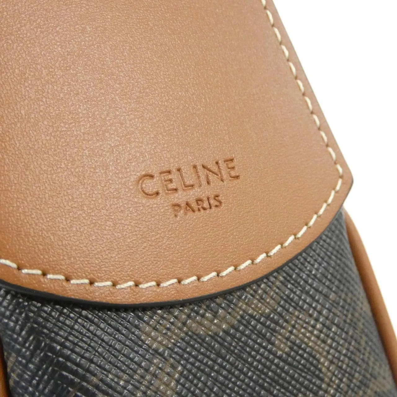 CELINE 114712FQM Shoulder Canvas Black Canvas Rank A - Thumbnail 3