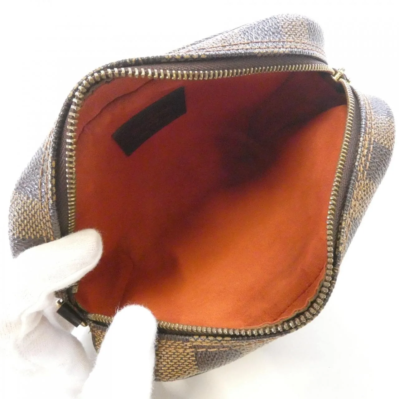 LOUIS VUITTON Pochette N51296+M68214 Shoulder Damier Black Damier Rank B - Thumbnail 8
